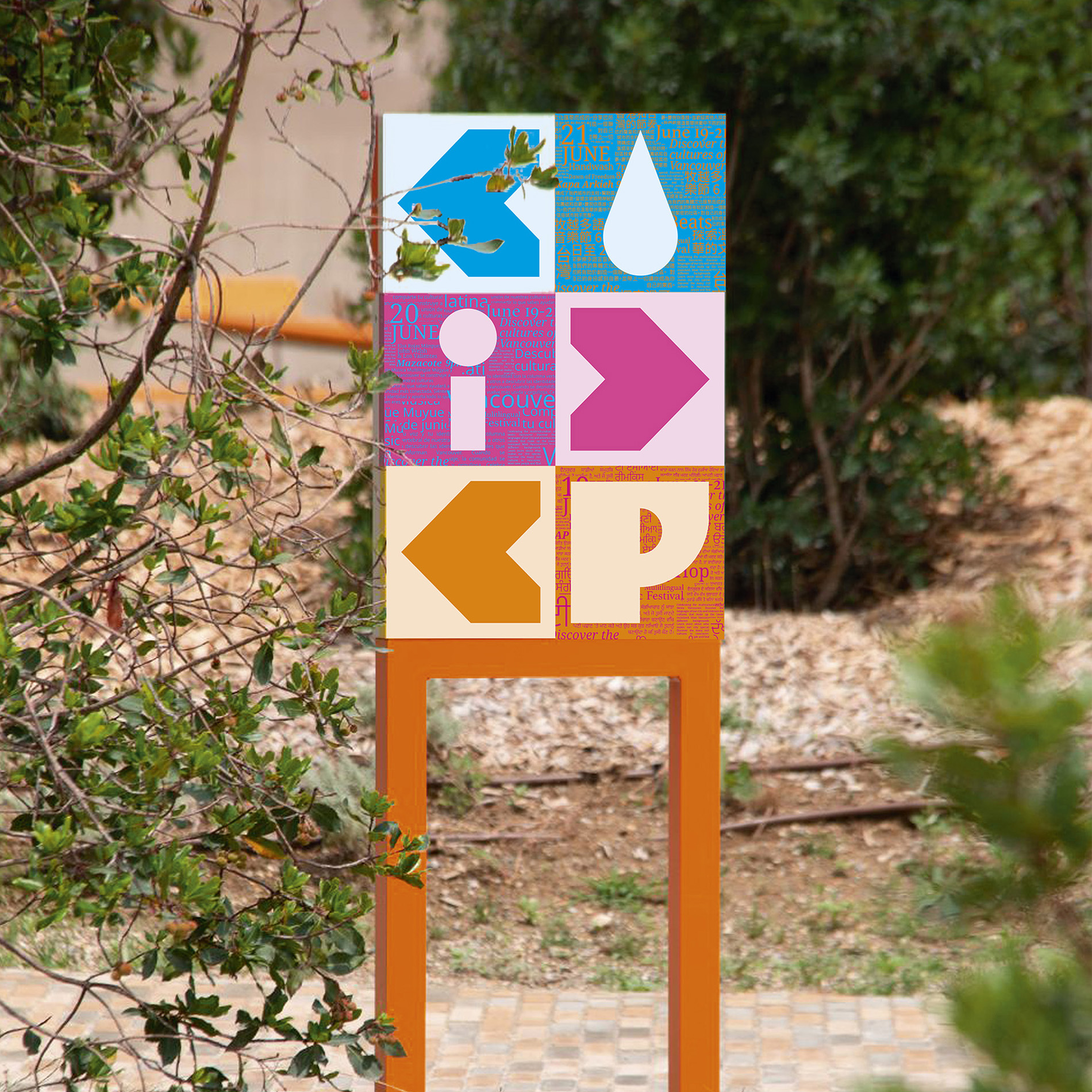 Wayfinding sign